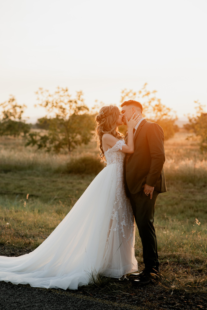 Black and white couple portrait — Mariette Walt Photography